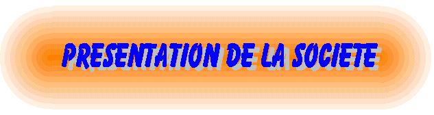 Présentation de la société